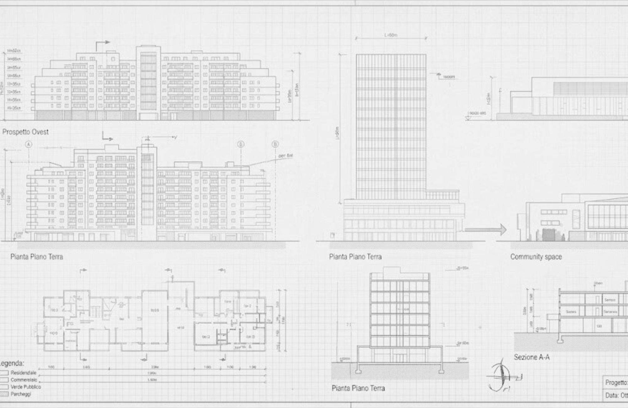 Schema tecnico di un progetto immobiliare
