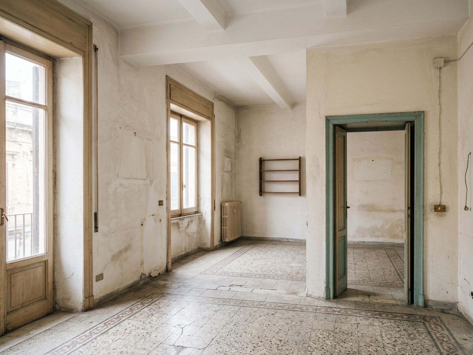 Interno prima della ristrutturazione